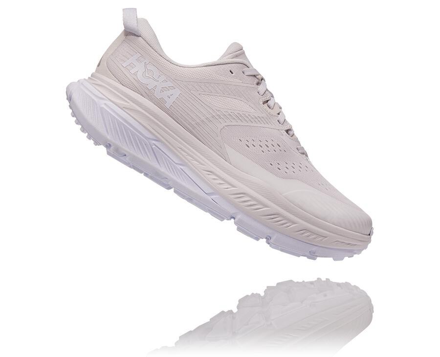 Tenis Hoka One One Trail Mujer Blancos - Stinson Atr 6 - ZQLS82459